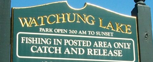 Catch and Release Only sign